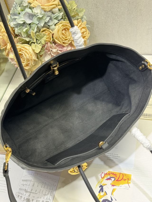 Dior original calfskin large toujours tote bag M1167 black