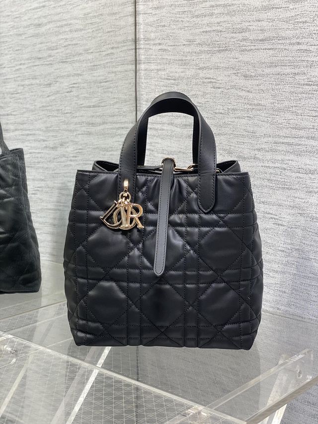 Dior original calfskin medium toujours bag M2821 black