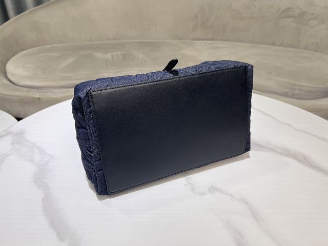 Dior original denim medium toujours bag M2821 dark blue