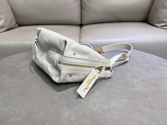 Dior original calfskin small D-Journey bag M2416 white