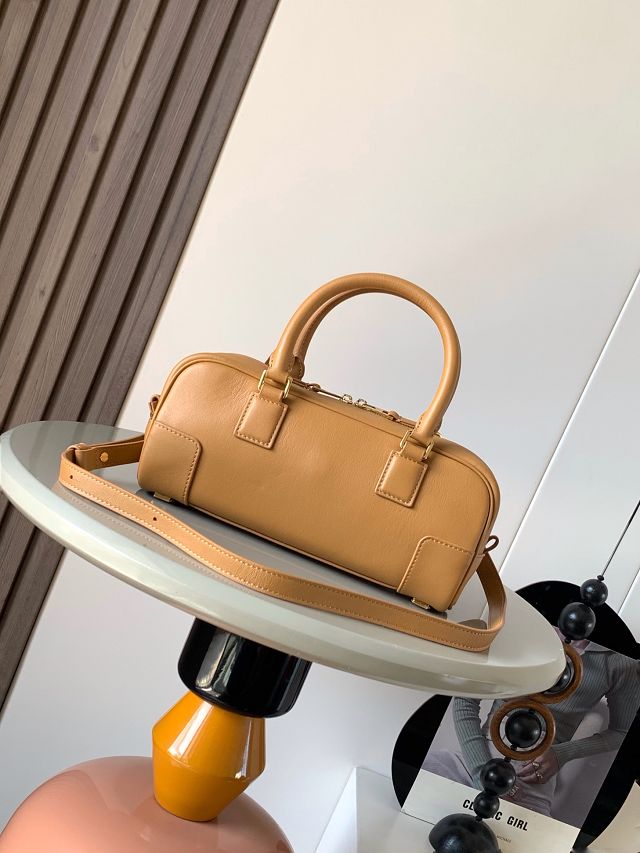 Loewe original calfskin amazona 23 cropped bag A039N23 sahara