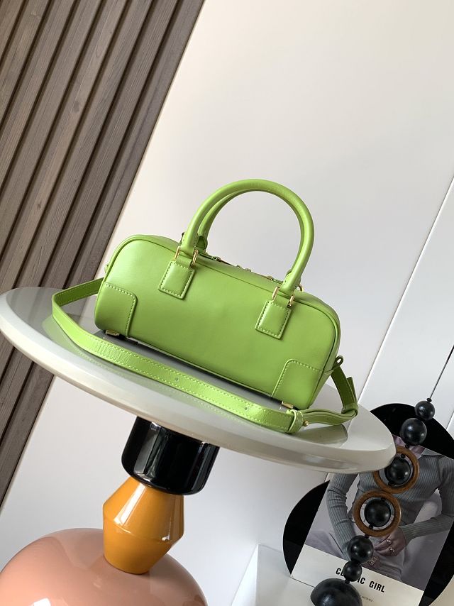 Loewe original calfskin amazona 23 cropped bag A039N23 green