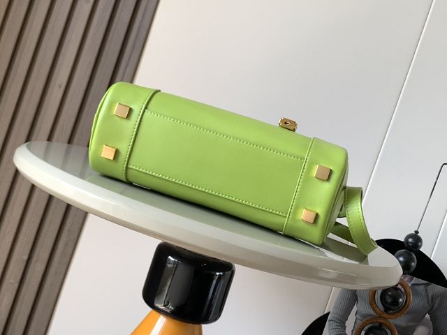 Loewe original calfskin amazona 23 cropped bag A039N23 green