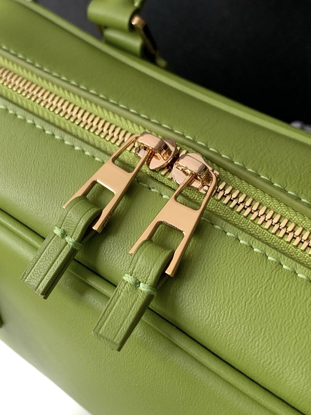 Loewe original calfskin amazona 23 cropped bag A039N23 green