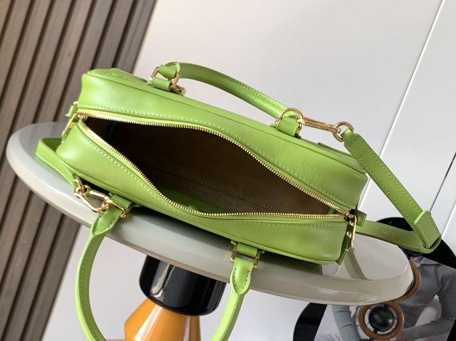Loewe original calfskin amazona 23 cropped bag A039N23 green