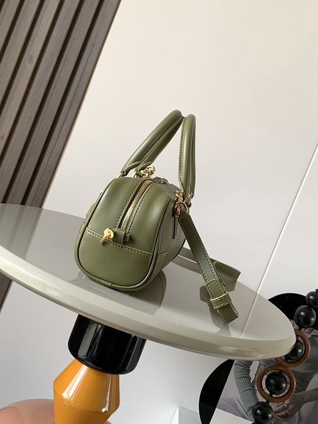 Loewe original calfskin amazona 23 cropped bag A039N23 olive