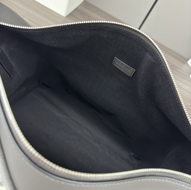 Loewe original calfskin cubi crossbody bag B906K70 grey