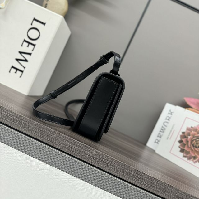 Loewe original calfskin mini goya shoulder bag A896W55 black