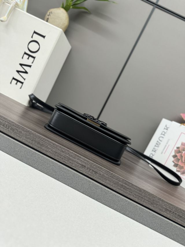 Loewe original calfskin mini goya shoulder bag A896W55 black