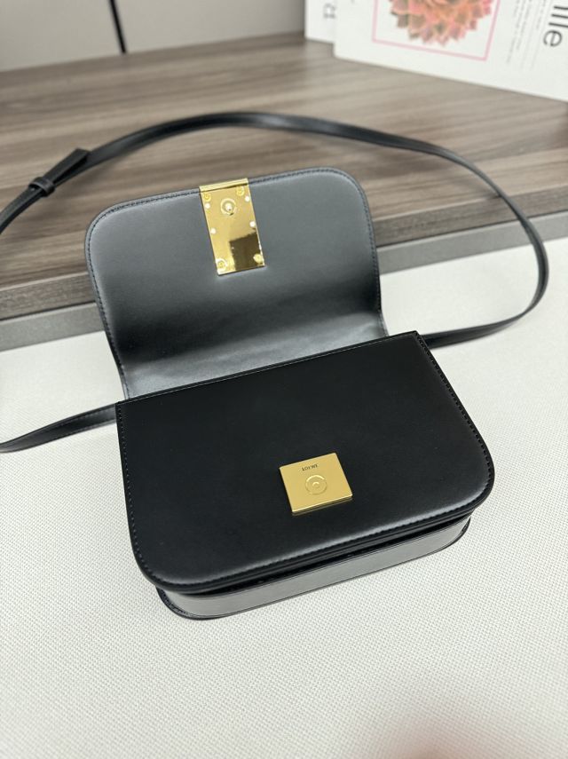 Loewe original calfskin mini goya shoulder bag A896W55 black