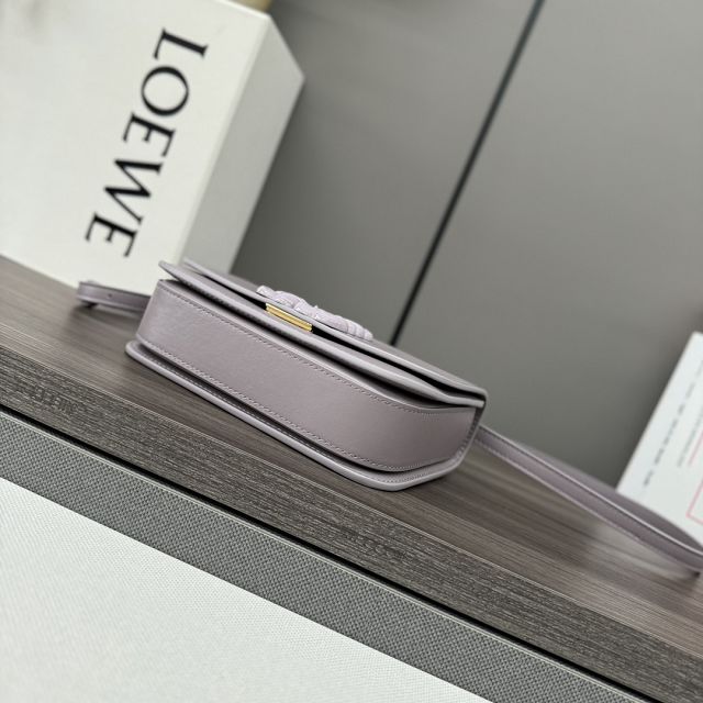 Loewe original calfskin mini goya shoulder bag A896W55 light purple