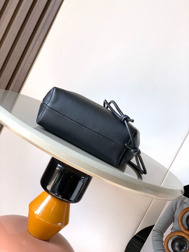 Loewe original calfskin pebble pouch BS01748 black