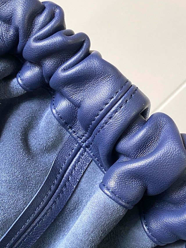 Loewe original lambskin medium squeeze bag A914Q37 blue