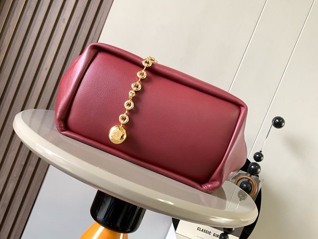 Loewe original lambskin medium squeeze bag A914Q37 bordeaux