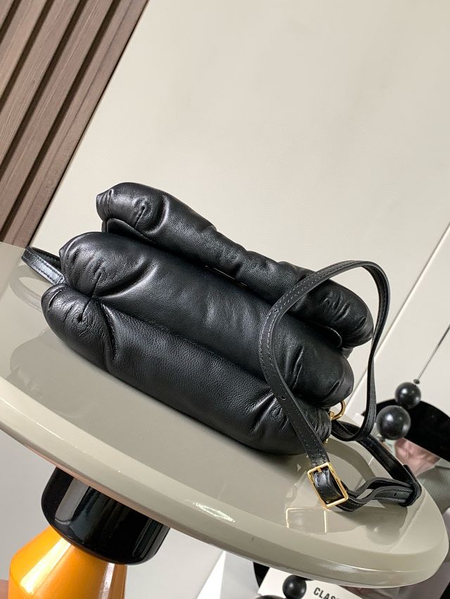 Loewe original lambskin mini goya puffer bag A896W56 black