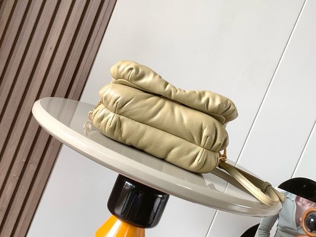 Loewe original lambskin mini goya puffer bag A896W56 light green