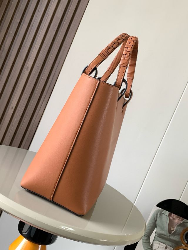 Loewe original calfskin  medium anagram tote bag A223T41 brown