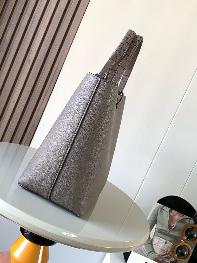 Loewe original calfskin medium anagram tote bag A223T41 grey