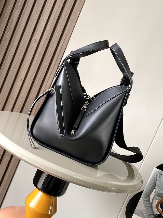 Loewe original calfskin small hammock bag A538H13 black
