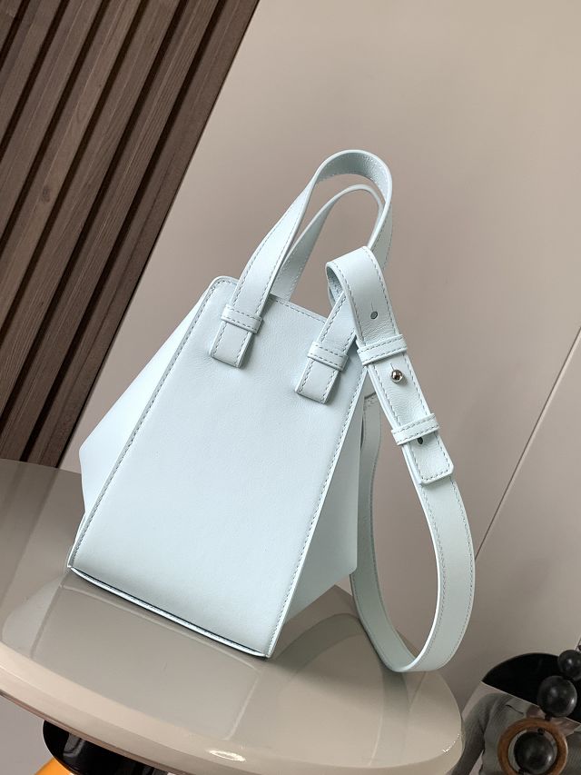Loewe original calfskin small hammock bag A538H13 light blue