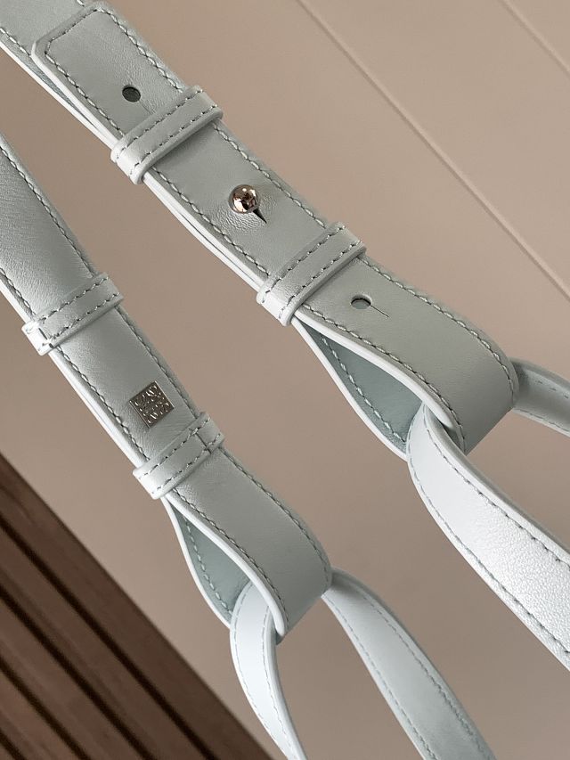 Loewe original calfskin small hammock bag A538H13 light blue