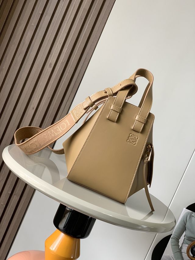 Loewe original calfskin small hammock bag A538H13 light green