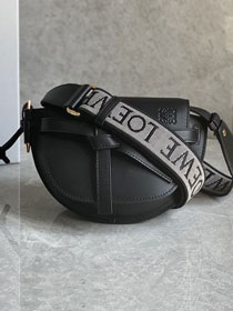 Loewe original calfskin mini gate dual bag A650N46 black