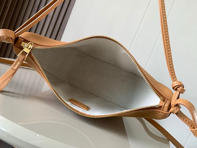 Loewe original calfskin mini hammock hobo bag A538G13 caramel