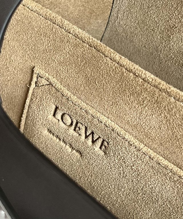 Loewe original calfskin small gate dual bag A650T20 grey