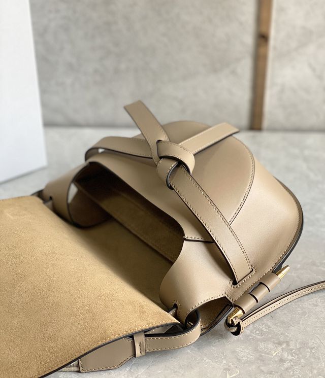 Loewe original calfskin small gate dual bag A650T20 sand