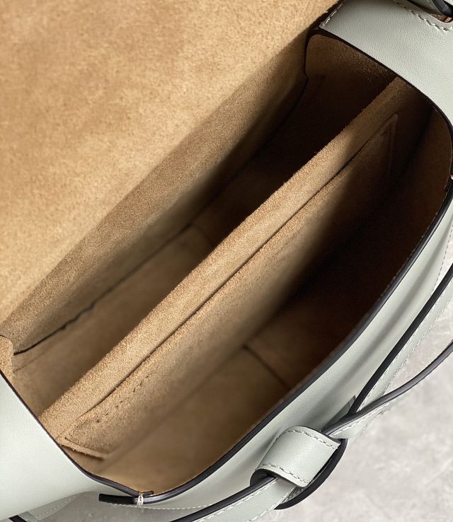 Loewe original calfskin small gate dual bag A650T20 light green