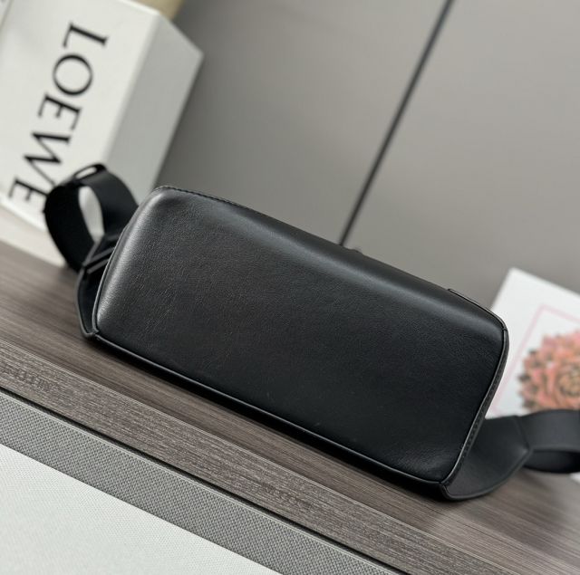 Loewe original calfskin small puzzle bumbag B510SE black