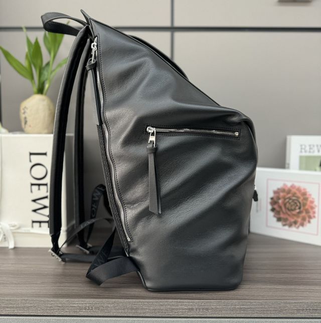 Loewe original calfskin convertible backpack B777W36 black