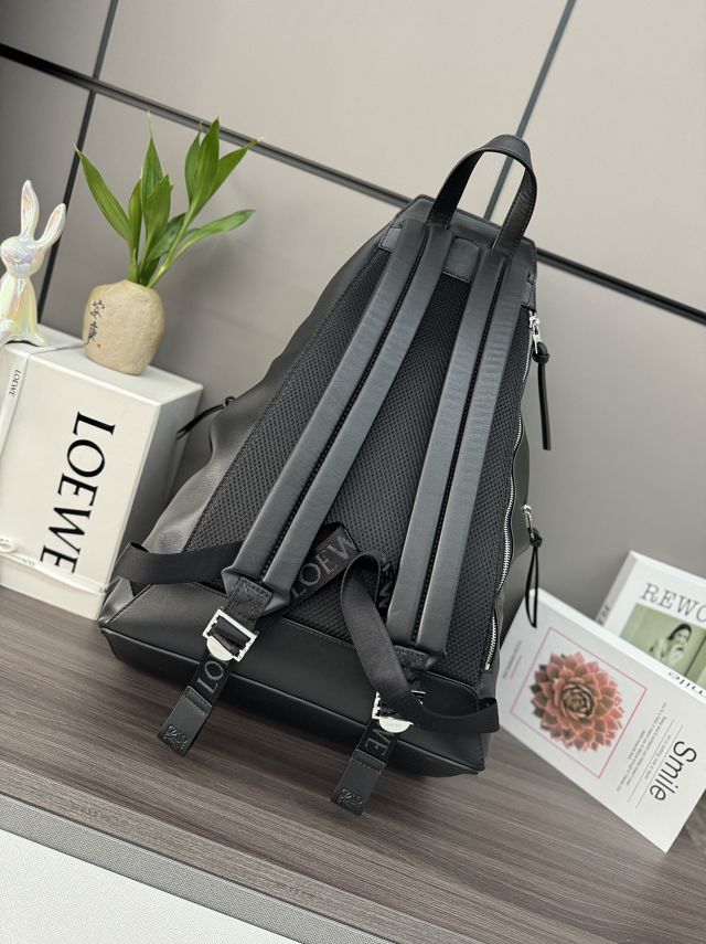 Loewe original calfskin convertible backpack B777W36 black