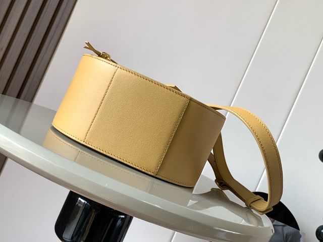 Loewe original calfskin mini hammock shoulder bag A538G11 yellow