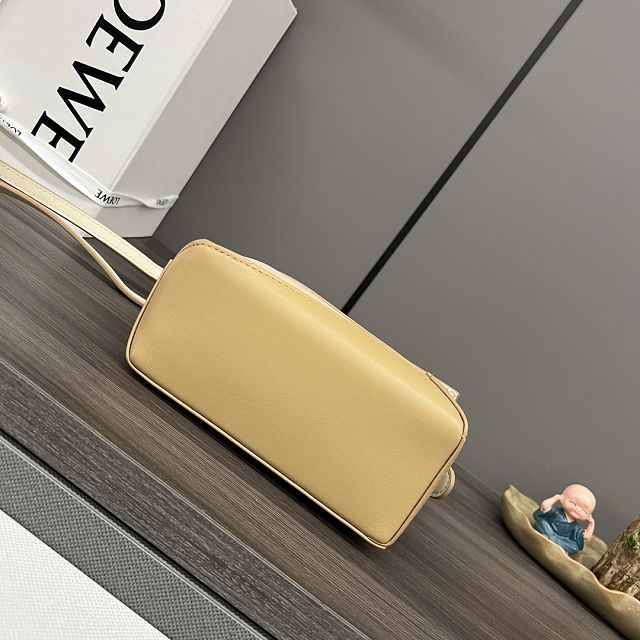 Loewe original calfskin mini puzzle bag A510P88 apricot&beige