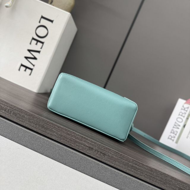 Loewe original calfskin mini puzzle bag A510P88 blue