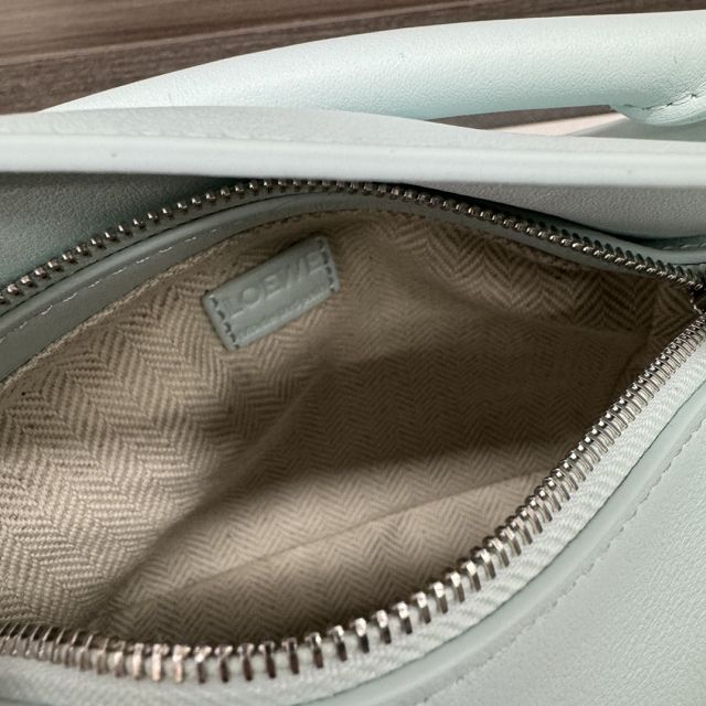 Loewe original calfskin mini puzzle bag A510P88 sky blue