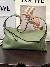 Loewe original calfskin puzzle hobo bag A510P50 green