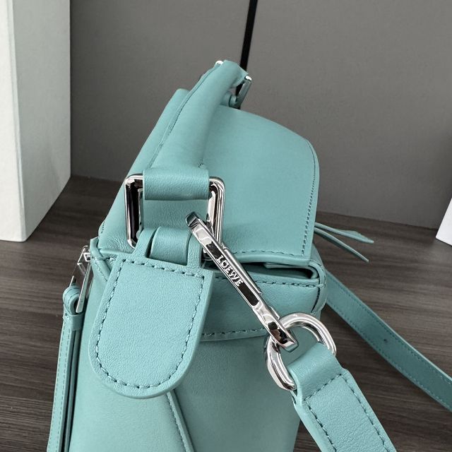 Loewe original calfskin small puzzle bag A510P60 blue