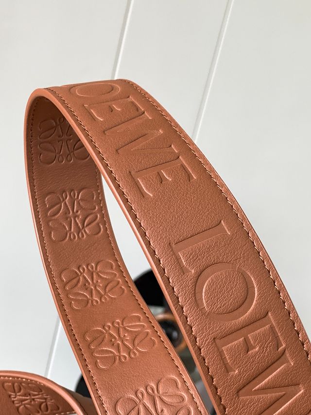 Loewe original calfskin small puzzle bag A510P60 brown