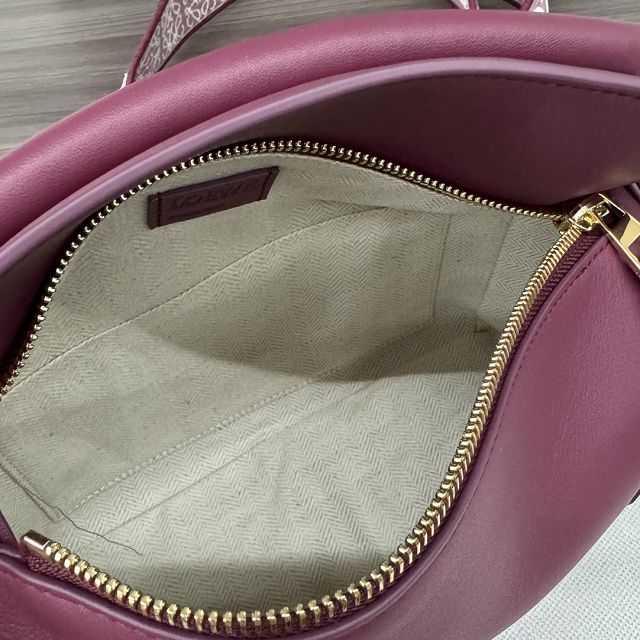 Loewe original calfskin small puzzle bag A510P60 burgundy