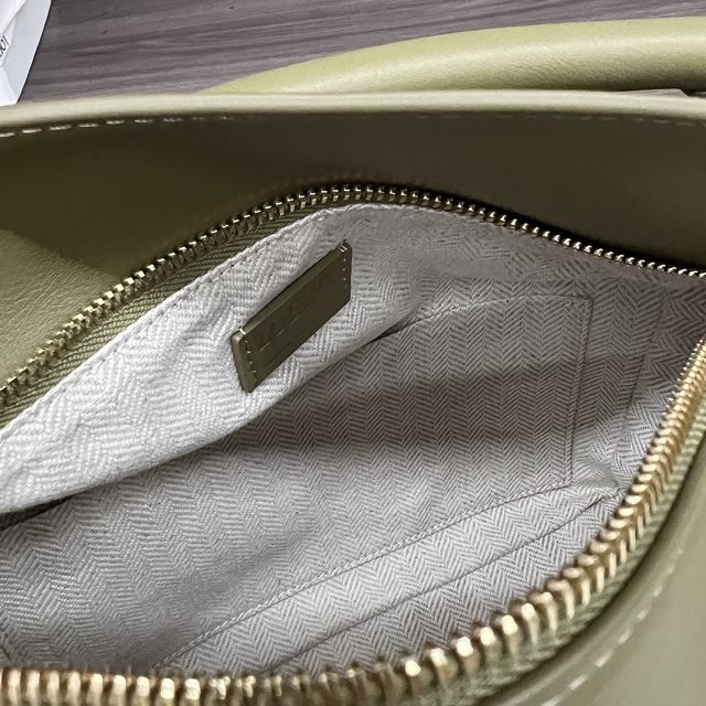 Loewe original calfskin small puzzle bag A510P60 green