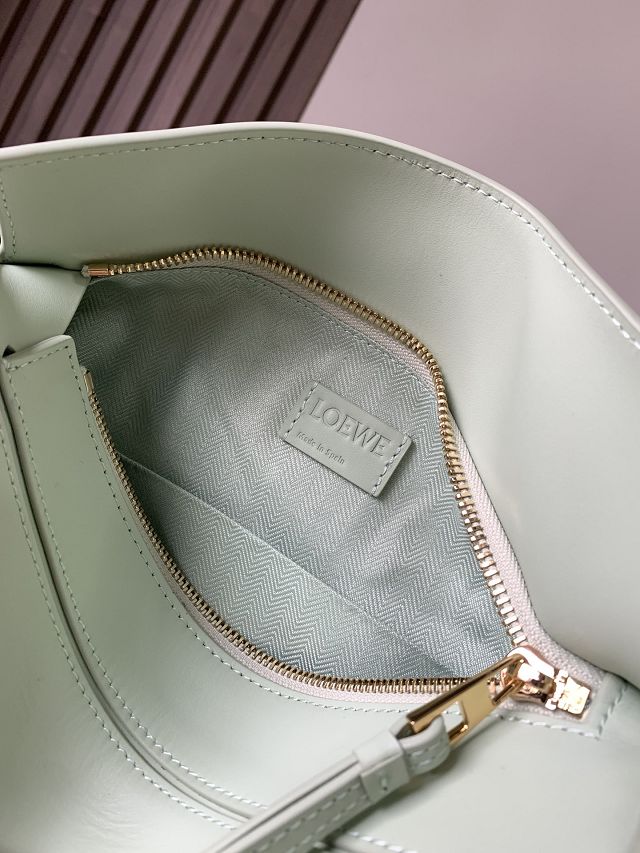 Loewe original calfskin small puzzle bag A510P60 light green