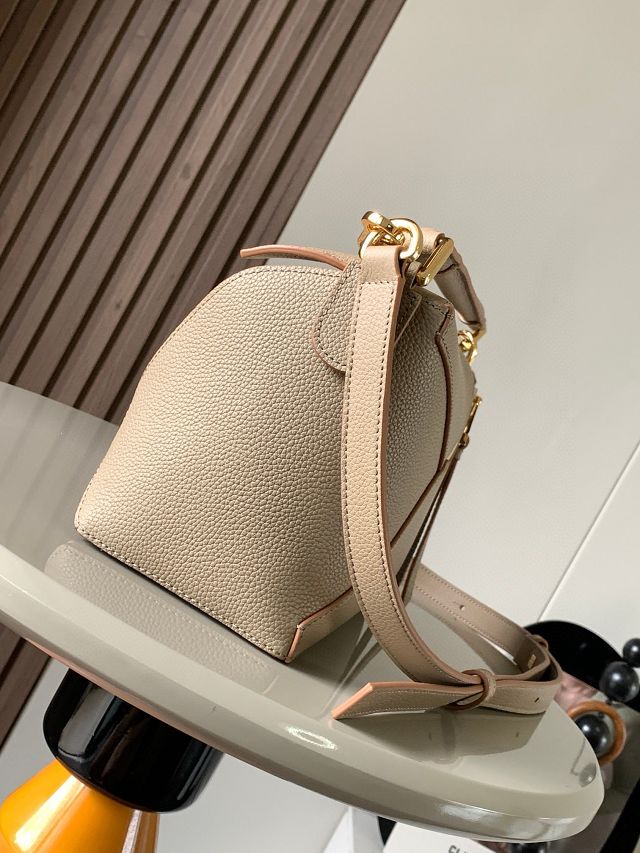 Loewe original grained calfskin small puzzle bag A510P60 sand