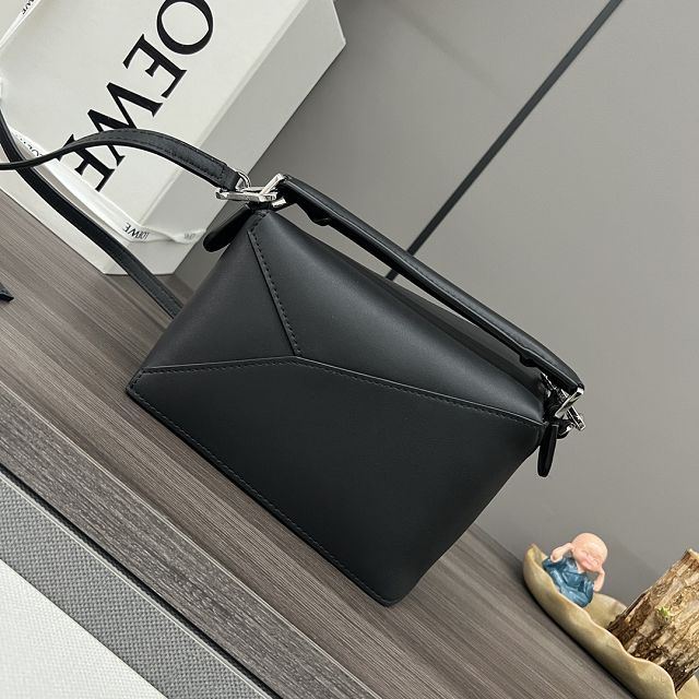 Loewe original calfskin mini puzzle bag A510P88 black