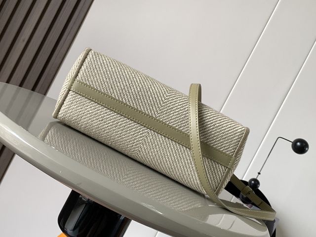 Loewe original canvas small font tote A685B59 grey