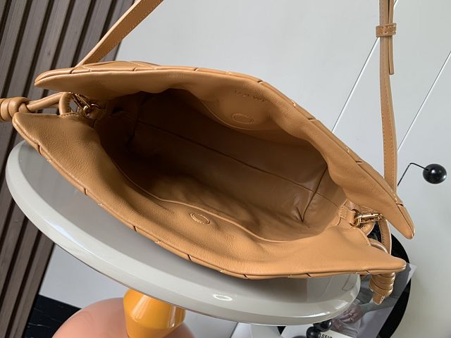 Loewe original lambskin medium flamenco clutch A411FC1 caramel