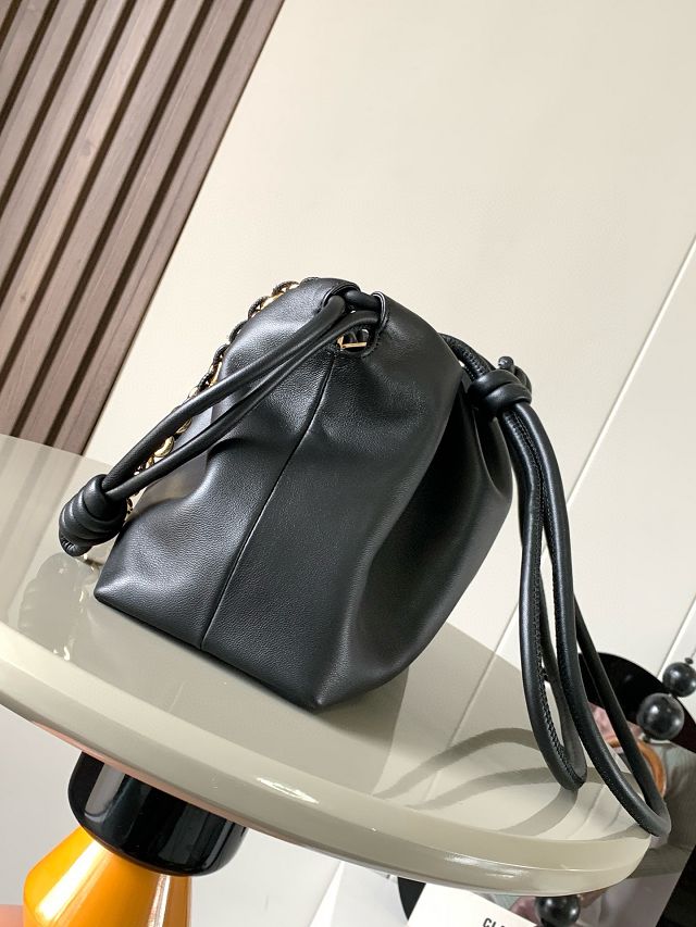 Loewe original lambskin medium flamenco purse A411FCR black