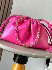 Loewe original lambskin medium flamenco purse A411FCR rose red